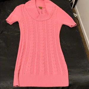 Pink Sweater dress
